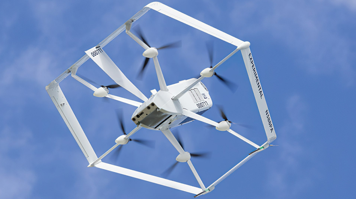 Livrarea comenzilor de la Amazon cu dronele se extinde în acest an în SUA