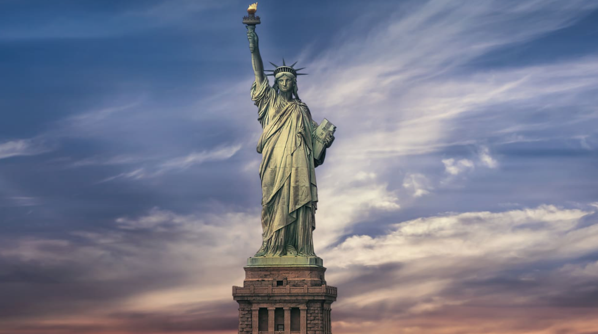 Statuia Libertății din SUA – simbolul libertății, luminii și progresului